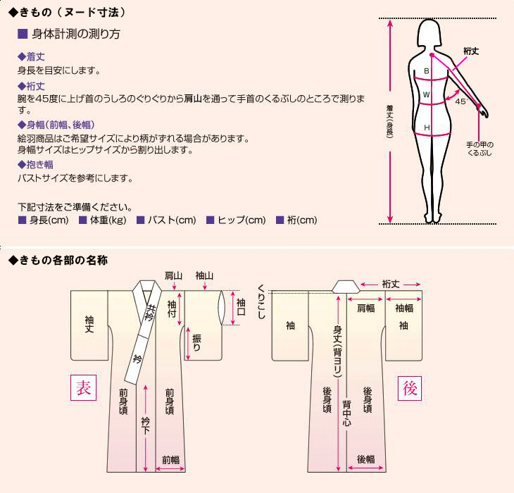（中古）紬〇【身丈】156.5cm, 【裄丈】65cm 濃ピンク 花織柄 袷