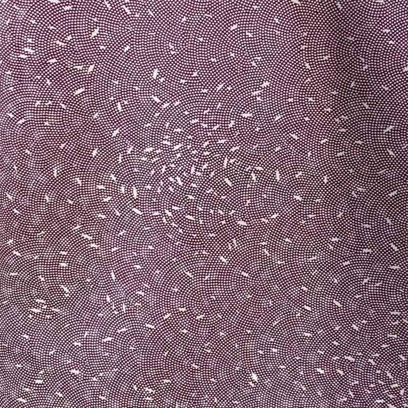 中古）江戸小紋 カジュアル 紫 袷 洒落 鮫にあられ S【身丈】157.5cm