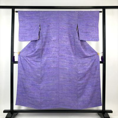 中古)小紋 ピンク地 花柄 絞り 袷 S【身丈】157.5cm【裄丈】66.5cm 中古)小紋 ピンク地 花柄 絞り 袷 S【身丈】157.5cm【裄丈】66.5cm