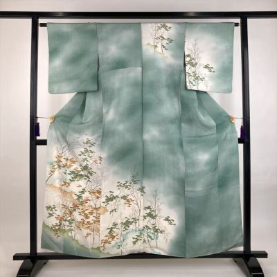 本加賀友禅 橋本しずか 濃紫 訪問着 草花 コメ兵｜【未使用品】訪問着 橋本しずか【本加賀友禅】｜ホンカガ