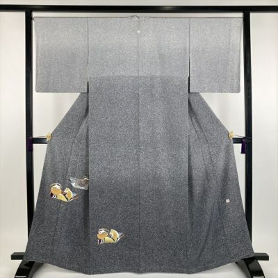 加賀友禅 菊田宏幸 落款入 色留袖 一つ紋 比翼仕立て 正絹 桜鼠色系 X364 加賀友禅作家 落款のおすすめ人気商品一覧 通販 - Yahoo
