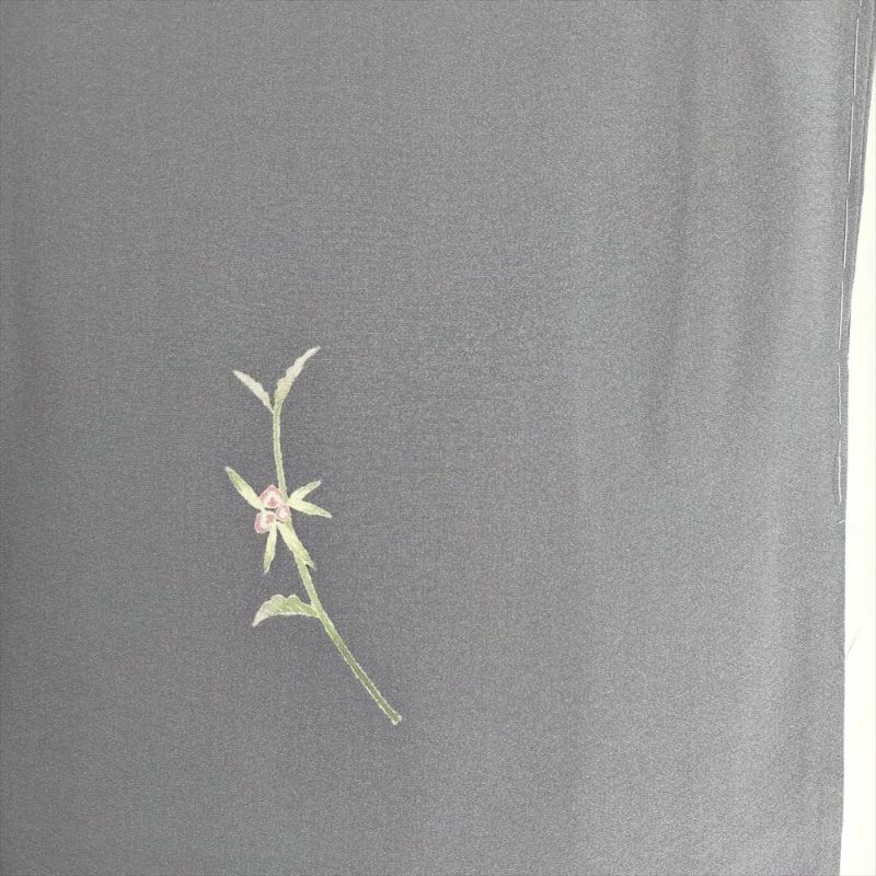 一刀彫のような風合い【蛍暈し 芭蕉友禅小紋着尺◆ 潤色（ホワイトグレージュ）】 一刀彫のような風合い【蛍暈し 芭蕉友禅小紋着尺◇ 潤色（ホワイト