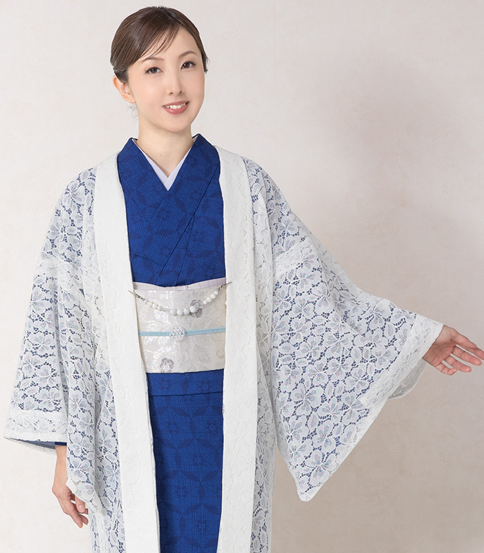 たんす屋 | （新品）洗えるレース羽織（オフホワイト） 都粋 羽織  