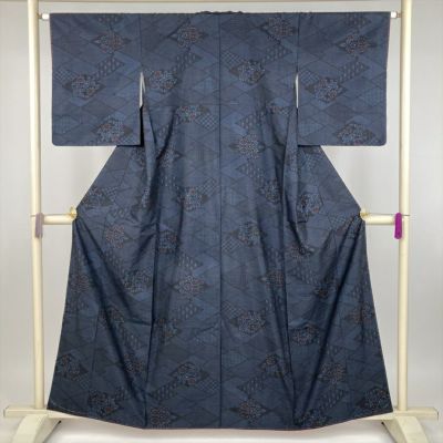 楽天市場】【新古品】 本場大島紬 着物 大島紬 正絹 袷 染大島