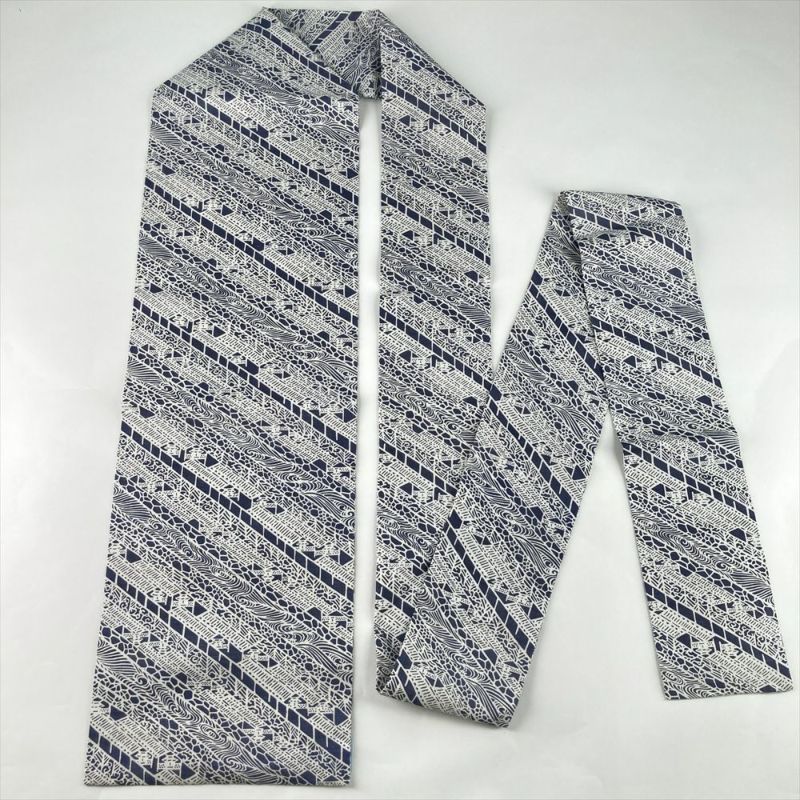 名古屋帯 雰囲気の良い抽象染柄模様 乳白色 O-5321 名古屋帯 雰囲気の良い抽象染柄模様 乳白色 O-5321