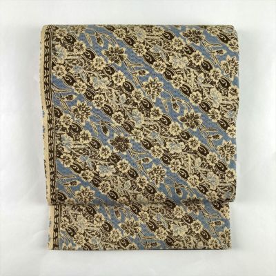 洒落袋帯 くすみブルー系 洒落袋帯 くすみブルー系 洒落袋帯 くすみブルー系