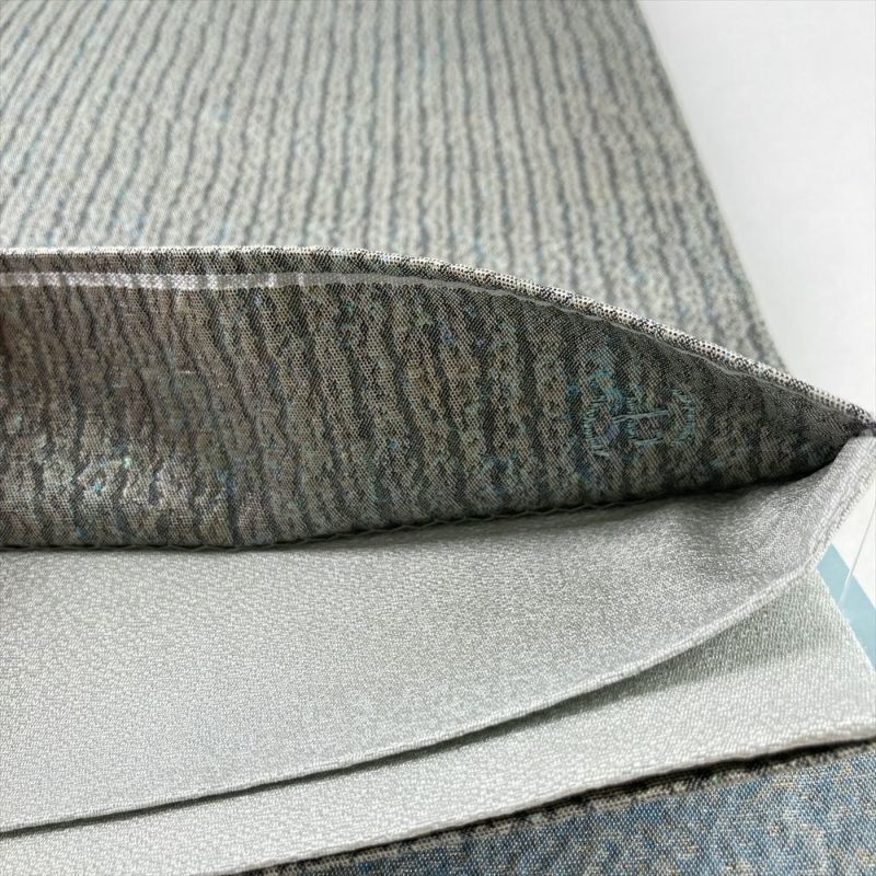 O0761 美品 逸品 お洒落 引き箔 セミフォーマル 正絹 袋帯 O0761 美品 逸品 お洒落 引き箔 セミフォーマル 正絹 袋帯