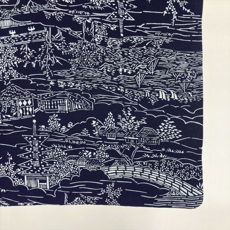 ★専用★美品 小紋 墨流し 鉄紺色 身丈170.0cm 裄丈69.0cm 袷 美品 小紋 墨流し 鉄紺色 身丈170.0cm 裄丈69.0cm 袷 正絹