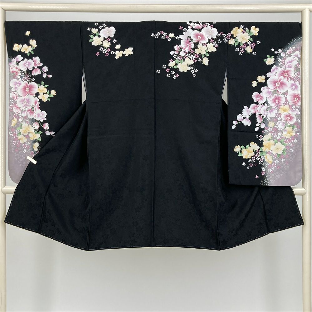 中古）袋帯 金 セミフォーマル 六通 ふくれ織り 唐花 絹